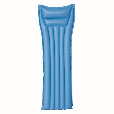 Uppblåsbar Pool Luftsäng Matt Pool Flytande rad BLÅ