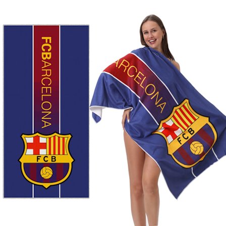 70x140cm Club Barcelona PyyheImukykyinen kylpypyyheMikrokuituMukava nopeasti kuivuva pyyhe[GKS]