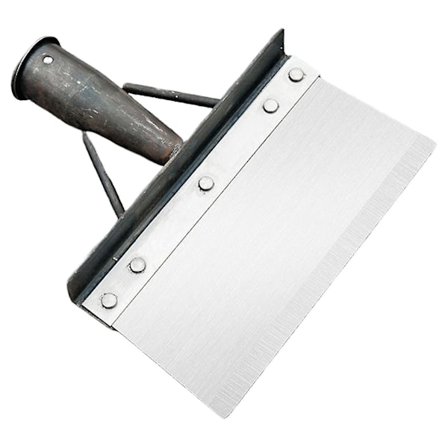 Utomhus trädgård rengöring platt skopa robust skarp blad rengöring spade huvud för utomhus trädgård gräs, 20cm