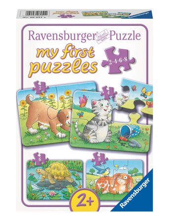 Ravensburger | Cute Pets 2/4/6/8P | ONE SIZE