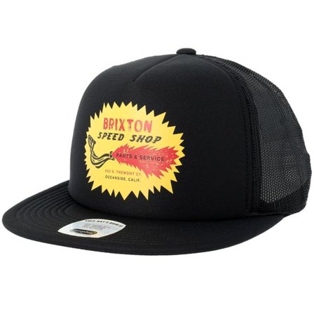 Brixton - Svart trucker Keps - Mavishp Black/Black A-frame Trucker @ Hatstore