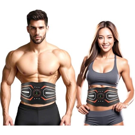 ABS Stimulator, Abdominal toning belte for hjemmetrening - Treningsutstyr med muskelstyrkende teknologi for kjerne