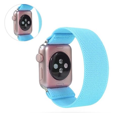 Apple Watch Series 5 40mm solid color nylon watch band - Baby Blue