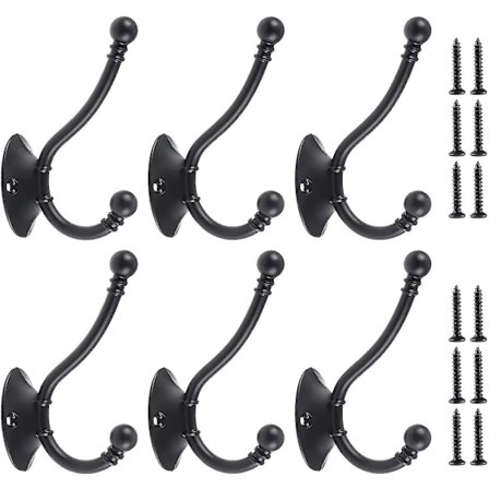 6 kpl Antiikki Takki Koukut Vintage Vaatteiden Säilytyskaappi