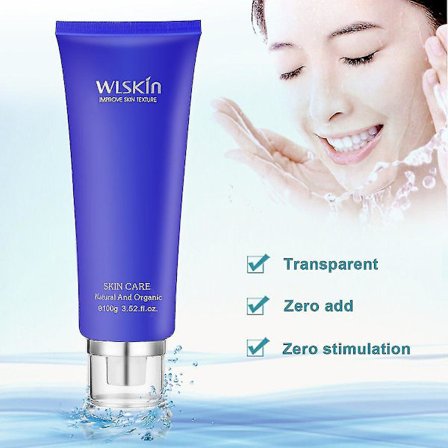 Wlskin 100g Naturlig Organisk Granatäpple Ansiktsrengöring