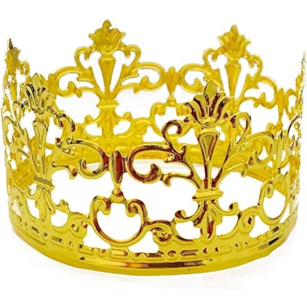 Kultakruunu kakun koriste Vintage kruunu kakun koristeet, kruunu kakun koristeet