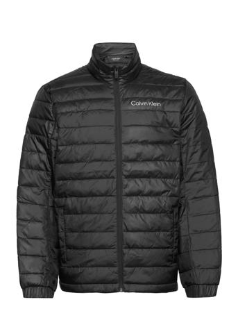 Pw - Padded Jacket Foret Jakke Sort Calvin Klein Performance