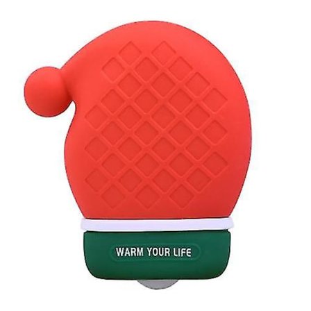 Mini Varmtvandsflaske Silikone Varmtvandspose, Mikrobølgeopvarmning Blød Vinter Varmtvandsflaske, Kreativ Julevarmtvandspose Til Seng Skole SX