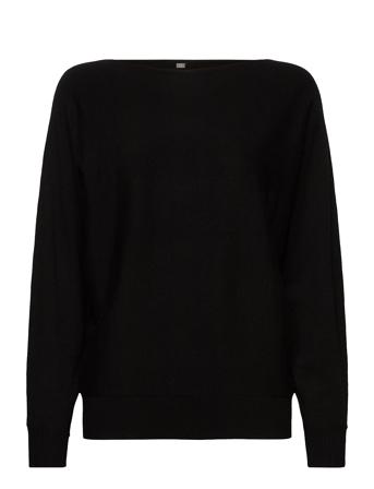 Cuannemarie Batwing Jumper Black Culture