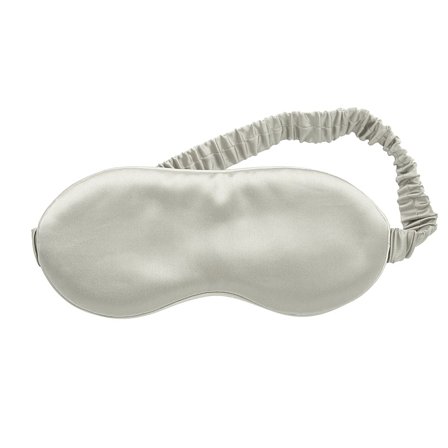 Lenoites Mulberry Sleep Mask with Pouch Grey, Tøj & Bolig, Rejsetilbehør, Sovemasker