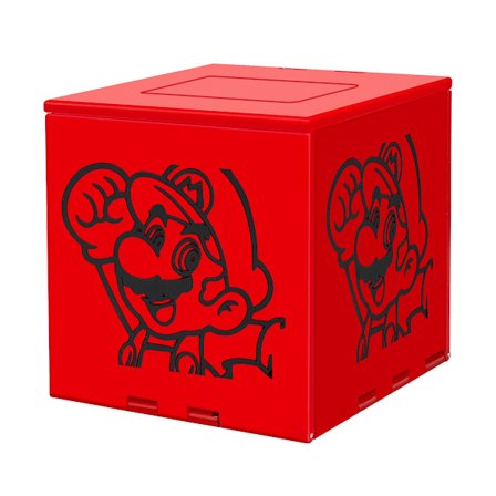 Kompatibel med Nintendo Switch, ekstra stor kapasitet Switch-spillveske, oppgradert 41 spor Switch-spillkort oppbevaringsboks, trykk for å folde ut 