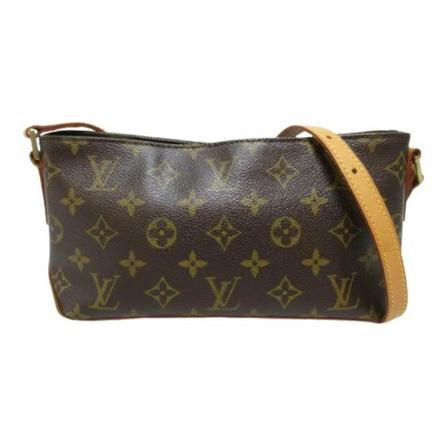 Louis Vuitton Vintage Pre-ownedCanvascrossbody-Tass , Bruin , Dames , Maat: ONE Size Vintage Tassen