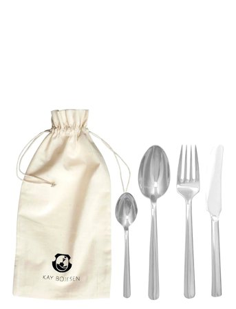 Kay Bojesen 4-Dels Bestiksæt - Silver - ONE SIZE