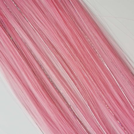 Clip in värilliset hiuspidennykset sekoitettu hopea tinsels synteettinen 2 in 1 Rainbow Hairpiece Juhlien kohokohdat naisten tytöille