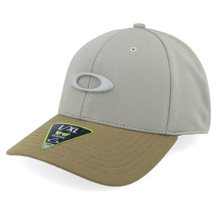 Oakley - Beige adjustable Keps - Tincan Cap Boulder/Army/Cement Flexfit @ Hatstore