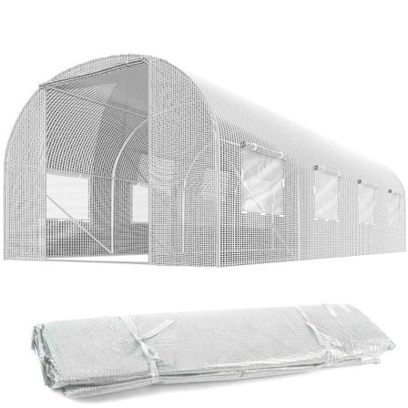 Folie til havetunnel 3x4,5m (13,5m2) hvid Plonos