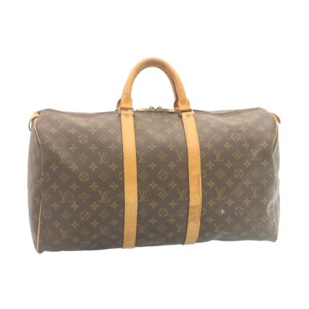 Louis Vuitton Vintage, Pre -owned Keepall 50 Bruin, unisex, Maat:ONE Size