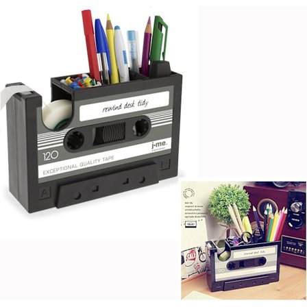 Retro kassettbandspelare + Penselburk - original design