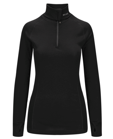 Brynje Arctic Zip Polo w/inlay W's Black