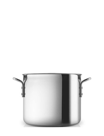 Eva Trio Stainless Steel Gryde 4,8 L Keramisk Slip-Let Belægning - Silver - 4.8 L