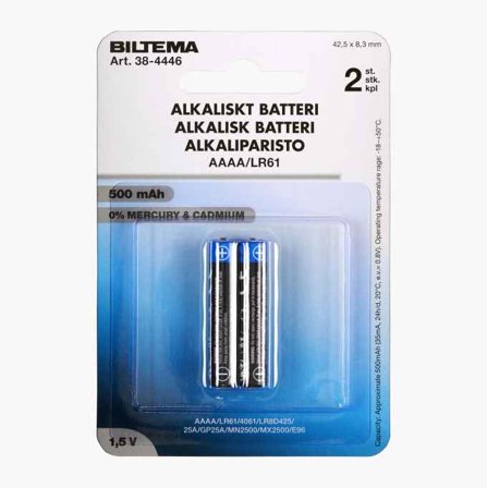 AAAA/LR61 Alkaliskt batteri 2-pack