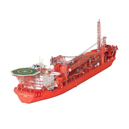 Norsk Skip FPSO Offshore 3D Papirmodellsett