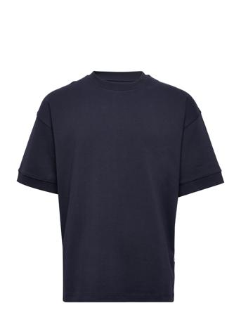 Slhover Corton Ss O-Neck Tee W T-shirt Navy Selected Homme