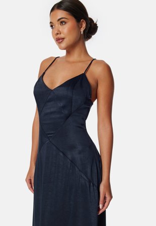 Bubbleroom Occasion Satin Strap Gown Vaatteet