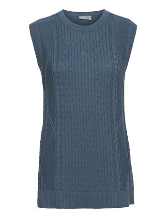 Fxteknitti 1 Waistcoat Blue Fransa