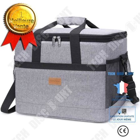 Isolerad väska - TD - 30L - Grå - Oxford/Aluminium - Vattentät