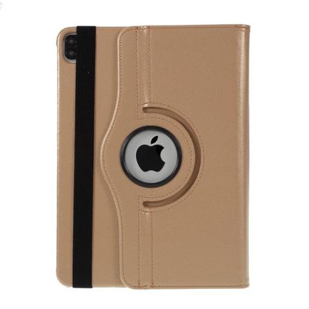 SKALO iPad Pro 11" 360 Litchi Fodral - Guld Guld