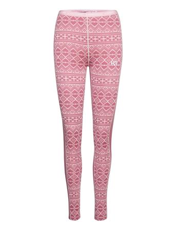 Hjerte Pant Base Layer Bottoms Vaaleanpunainen Kari Traa