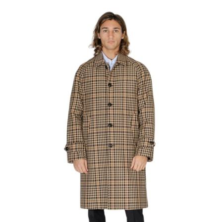 Drumohr, Single-Breasted Coats Beige, Heren, Maat:L
