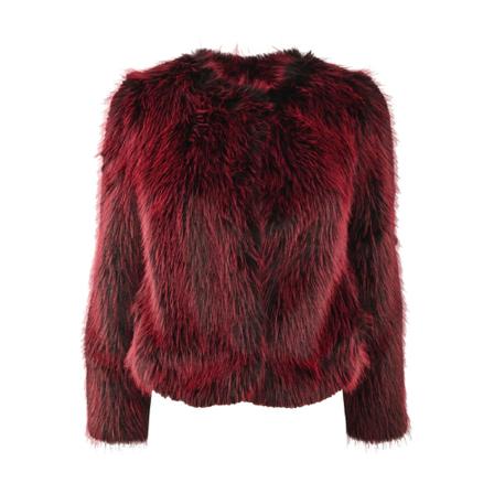 Guess, Faux Fur & Shearling Jackets Rood, Dames, Maat:M