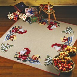 Broderipakke Juletrematte eller godteduk - Permin