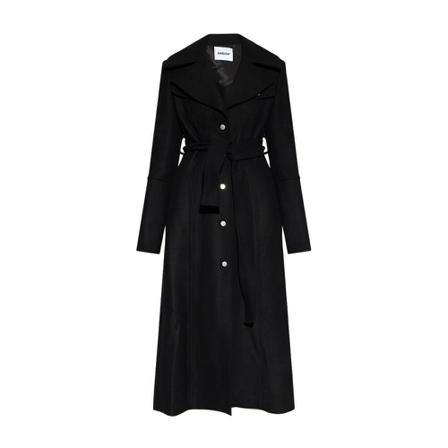Ambush, Belted coat Zwart, Dames, Maat:XS,wol