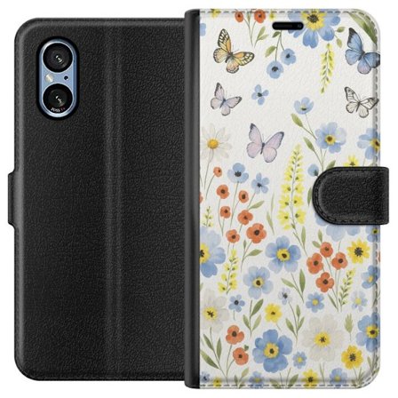 Kompatibelt Plånboksfodral till Sony Sony Xperia 10 VI Sommarblommor