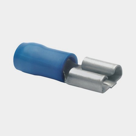 Blade terminal housing Skyllermarks, fits cable 1.5 - 2.5 mm², 25-pack, blue
