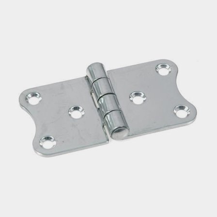 Hatch hinge 1852-Marine, 74 x 40 mm, acid-resistant stainless steel (AISI 316)