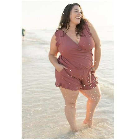 Swim Romper Inbyggd BH, Inbyggd BH och Leggings Swim Romper, Inbyggd BH Swim Romper