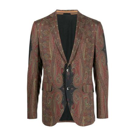 Etro - Kavajer - Brun - Herr - Storlek: M, Herr, Storlek: M