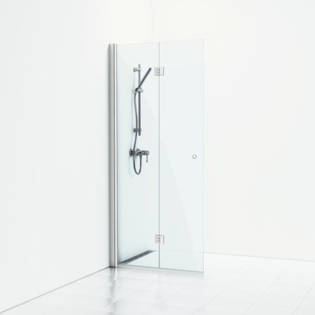 Svedbergs Skoga 6140749-SP Duschvägg rak, vikbar 860 mm, Badrum