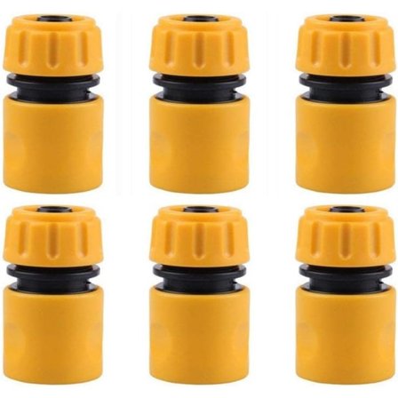 6-pak slangeende hurtigkoblinger 1/2" slangehurtigkoblinger