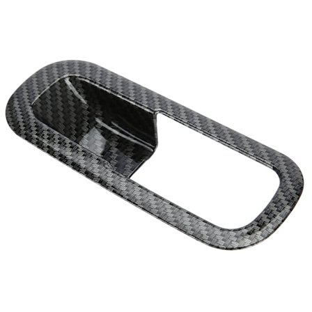 2 stk./sæt Bil Passagersiden Handskerum Håndtag Skål Dæksel Trim til MG ZS 2017-2018 Carbon Fiber
