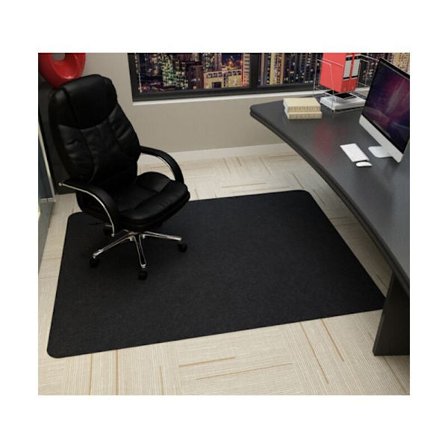 Gulvbeskyttelsesmatte, PVC-stolmatte for kontor med sklisikker design, gulvmatte for harde, laminerte og flislagte gulv, 90x120 cm KLB