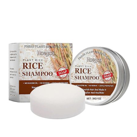 Hoegoa Närande Schampo Tvål, Daglig Rengöring av Hårbotten, Skadat Hår, Närande, Återfuktande, Mjukt Hår