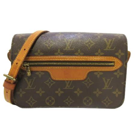 Louis Vuitton Vintage, Pre-owned Canvas louis-vuitton-bags Bruin, Dames, Maat:ONE Size