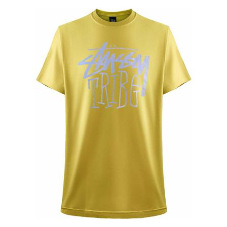 Stüssy, T-Shirts Żółty, Mężczyzna, Rozmiar: M