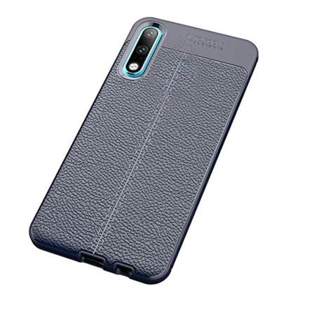 Huawei P30 - Autofokus TPU-silikondeksel Mörkblå