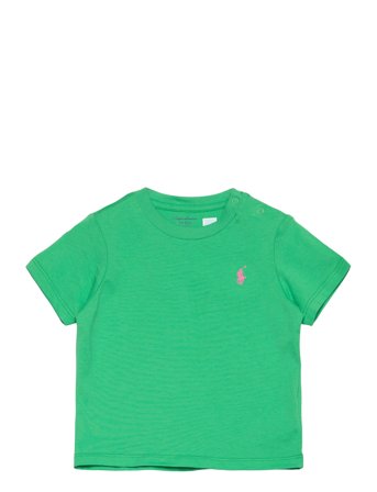 Ralph Lauren Baby Cotton Jersey Crewneck Tee - Green - 75-79